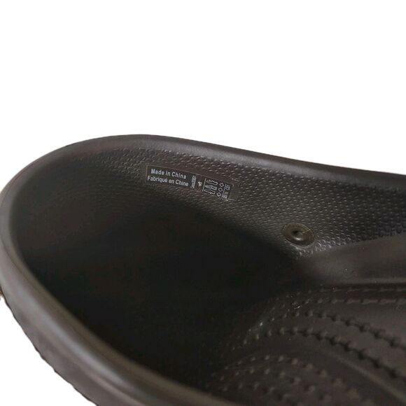 Crocs Sarah Clog Mules Women’s 8 Brown Block Heel Platform Comfort - Picture 8 of 9